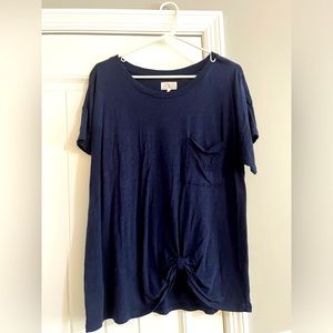 Lou & Grey Navy Short Sleeve T-shirt